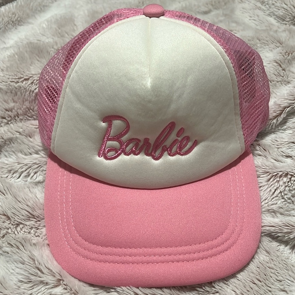 Barbie Pink and White SnapBack Cap OS